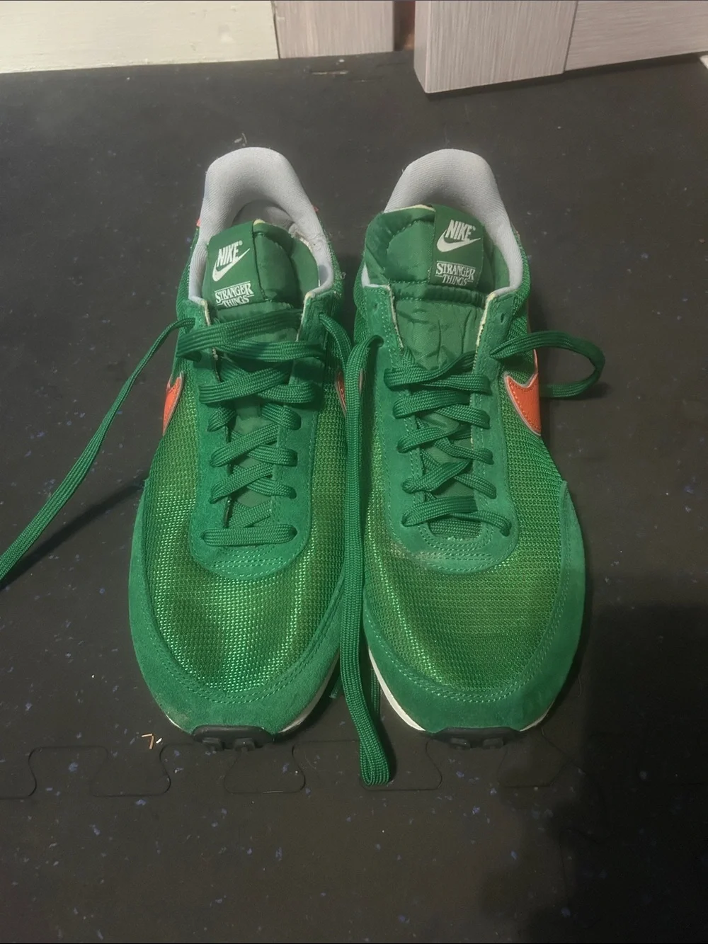Nike Green limited edition Men's Stranger Things Hawkins Highschool Shoes